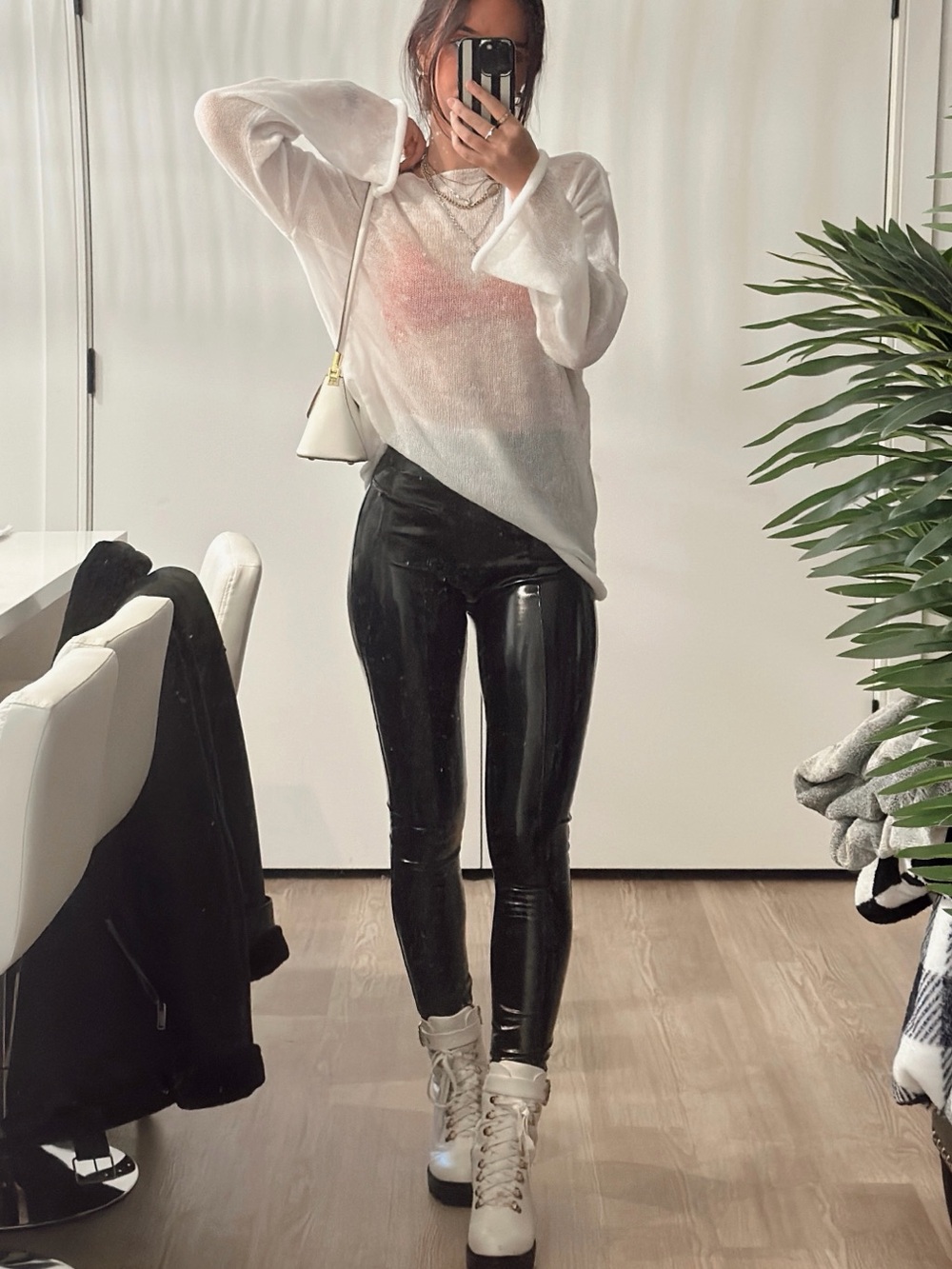 VSX Shiny Black Leggings
